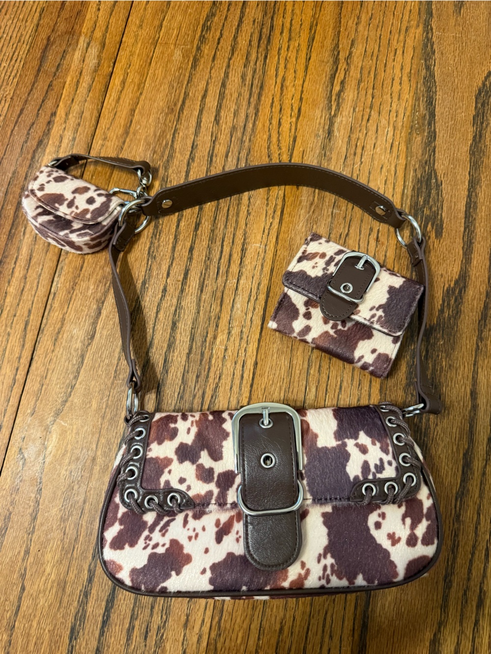 Shoulder bag trio brand new cowgirl matching shoulder purse key chain Pouch